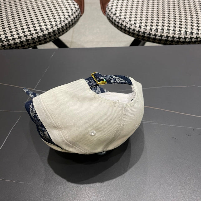 CELINE 26S COLOR-BLOCK BASEBALL CAP STYLE 63