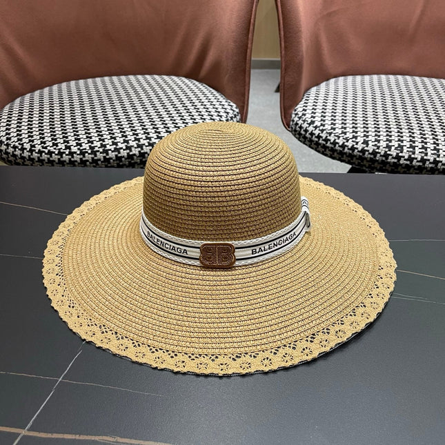 BALENCIAGA 26S WIDE-BRIMMED HAT STYLE 107