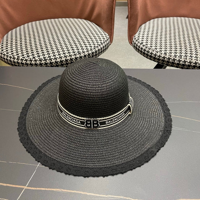 BALENCIAGA 26S WIDE-BRIMMED HAT STYLE 108