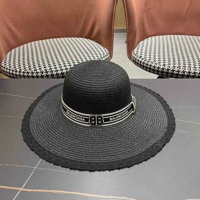 BALENCIAGA 26S WIDE-BRIMMED HAT STYLE 108