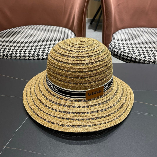 BALENCIAGA 26S WIDE-BRIMMED HAT STYLE 77