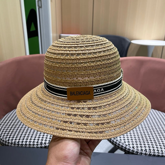 BALENCIAGA 26S WIDE-BRIMMED HAT STYLE 77