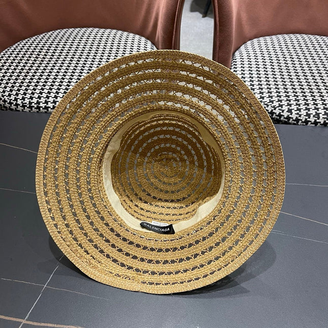 BALENCIAGA 26S WIDE-BRIMMED HAT STYLE 77