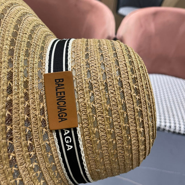 BALENCIAGA 26S WIDE-BRIMMED HAT STYLE 77