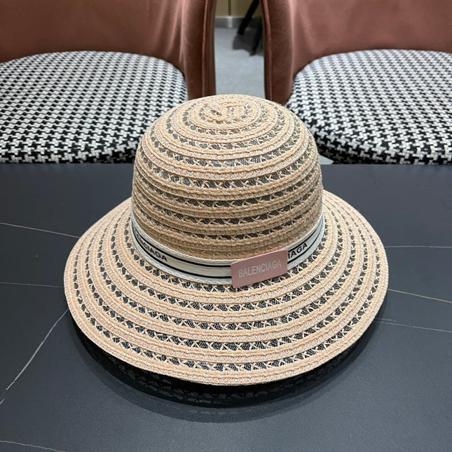 BALENCIAGA 26S WIDE-BRIMMED HAT STYLE 75