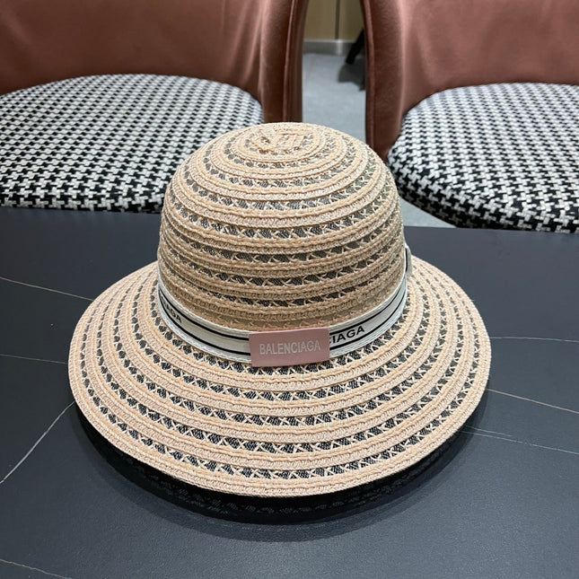 BALENCIAGA 26S WIDE-BRIMMED HAT STYLE 75