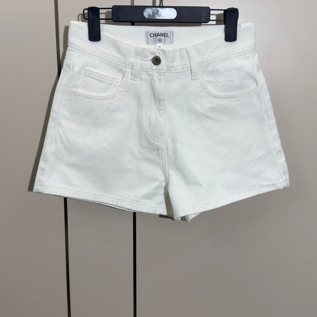 CHANEL 26S DENIM SHORTS 1436