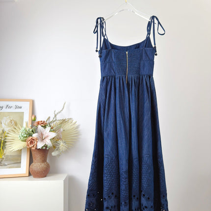 ZIMMERMANN 26S TIE-STRAP MIDI DRESS 275