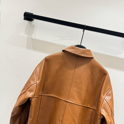 MIUMIU LEATHER JACKET STYLE 845
