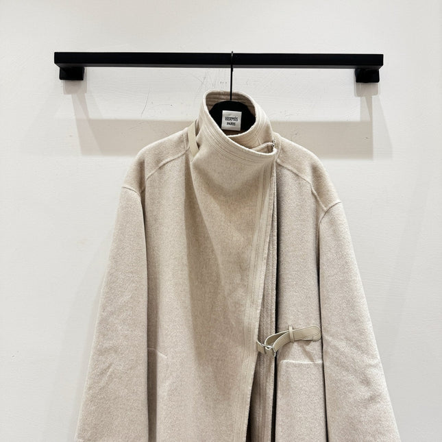 HERMES 25S LONG CASHMERE COAT 156