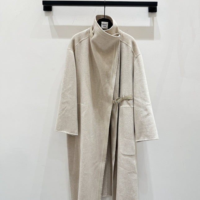 HERMES 25S LONG CASHMERE COAT 156