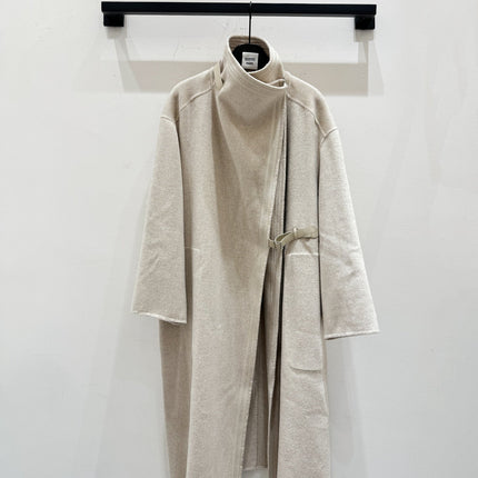 HERMES 25S LONG CASHMERE COAT 156