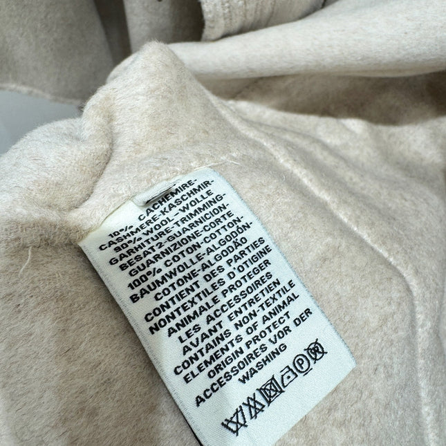 HERMES 25S LONG CASHMERE COAT 156