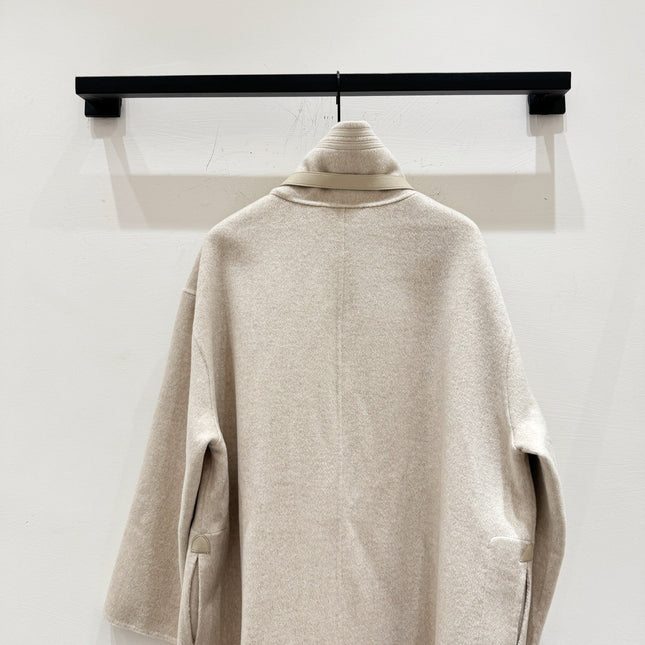 HERMES 25S LONG CASHMERE COAT 156