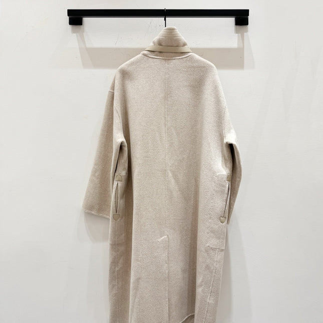 HERMES 25S LONG CASHMERE COAT 156