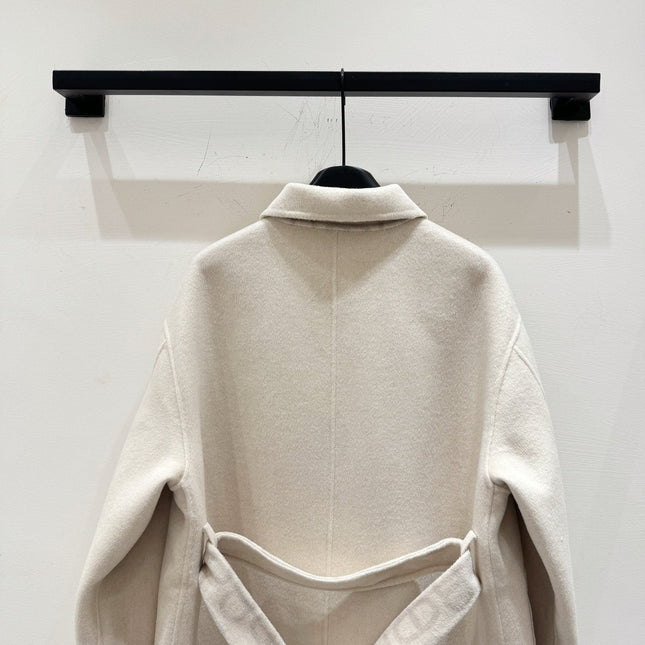 HERMES 25S LONG CASHMERE COAT 154