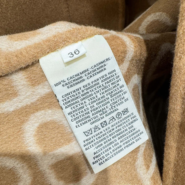 HERMES 25S LONG CASHMERE COAT 154