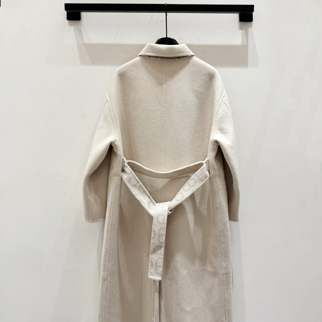 HERMES 25S LONG CASHMERE COAT 154