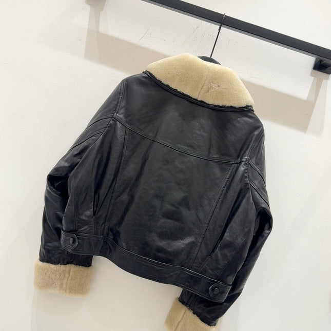 MIUMIU LEATHER JACKET STYLE 586