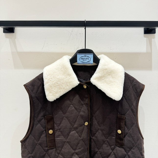 PRADA 25S SHEARLING VEST 245