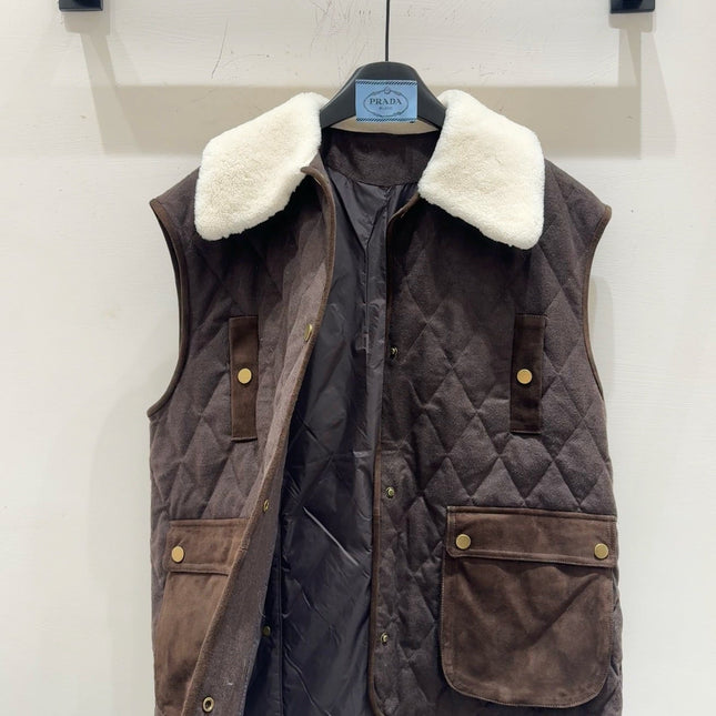 PRADA 25S SHEARLING VEST 245