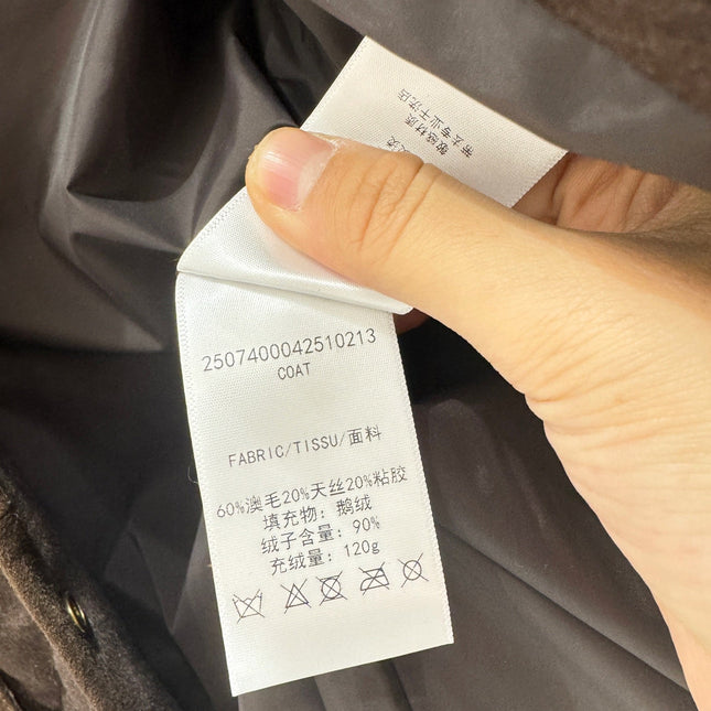 PRADA 25S WOOL SHEEPSKIN COAT 244