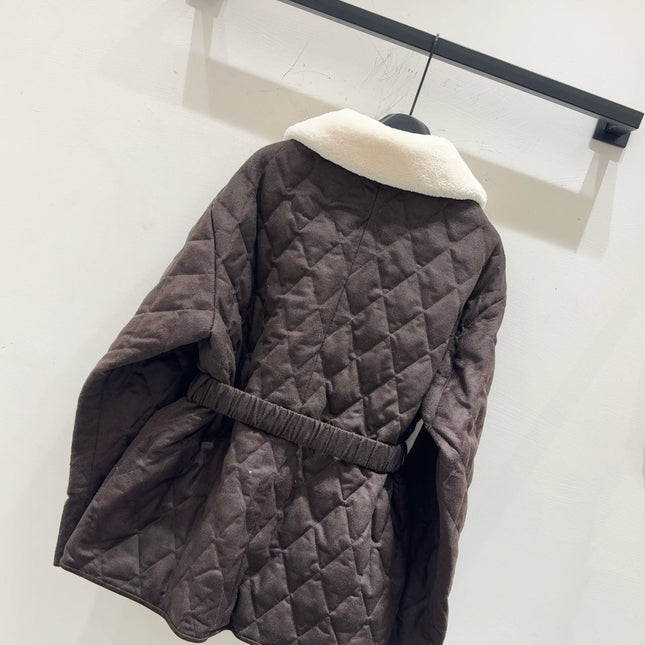 PRADA 25S WOOL SHEEPSKIN COAT 244