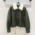 MAX MARA 25S SHEEPSKIN AND MINK FUR COAT 153