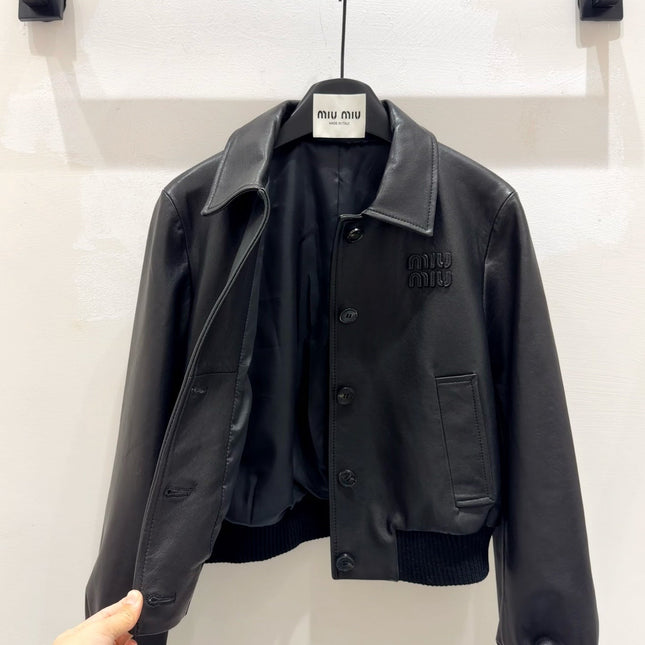 MIUMIU LEATHER JACKET STYLE 843