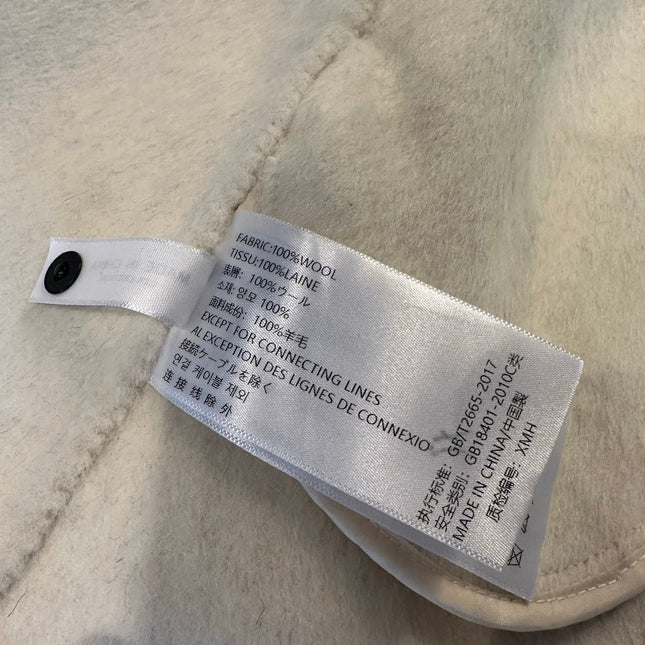 MAX MARA 25S CASHMERE COAT WITH FOX FUR TRIM 204