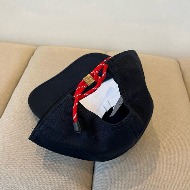 MIUMIU BASEBALL CAP IN NAVY BLUE KHAKI FABRIC STYLE 5
