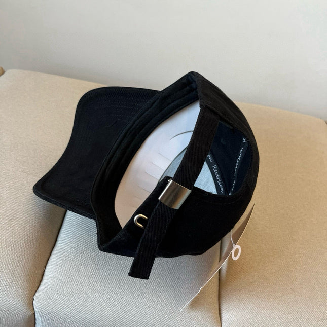 MIUMIU BASEBALL CAP IN BLACK KHAKI FABRIC STYLE 2