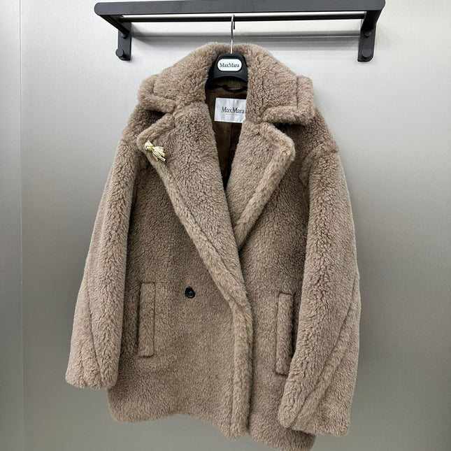 MAX MARA 25S TEDDY SHORT JACKET 070