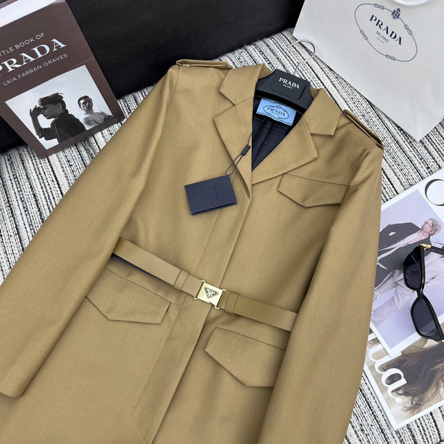 PRADA 25S LONGLINE BLAZER 349