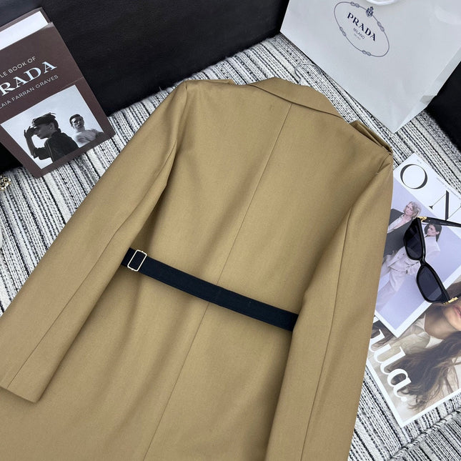 PRADA 25S LONGLINE BLAZER 349