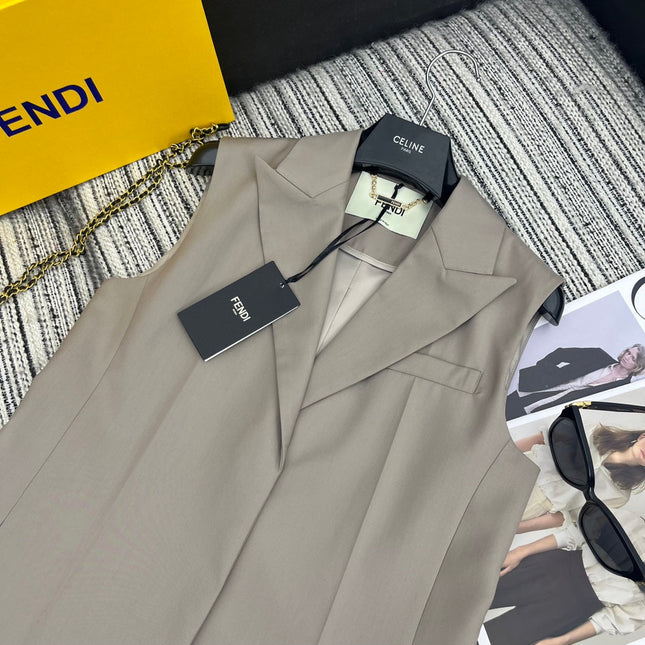 FENDI 26S TAILORED VEST 346