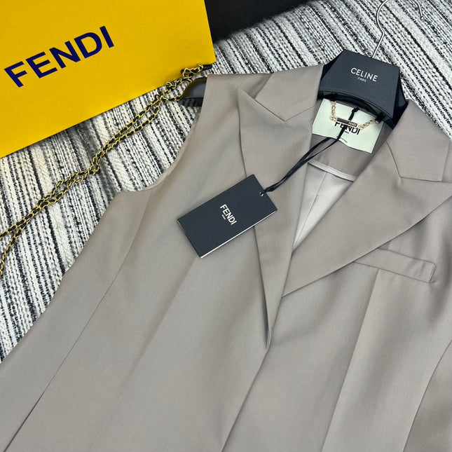 FENDI 26S TAILORED VEST 346