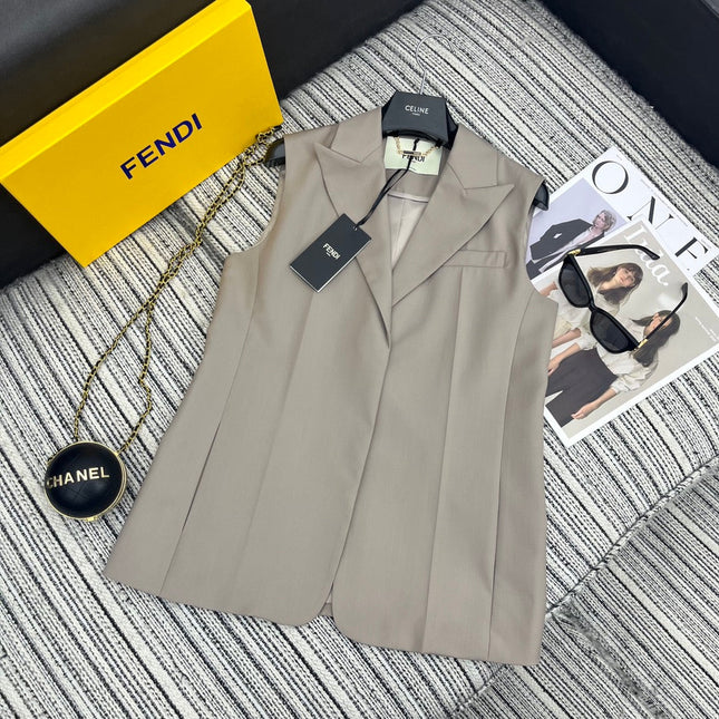FENDI 26S TAILORED VEST 346