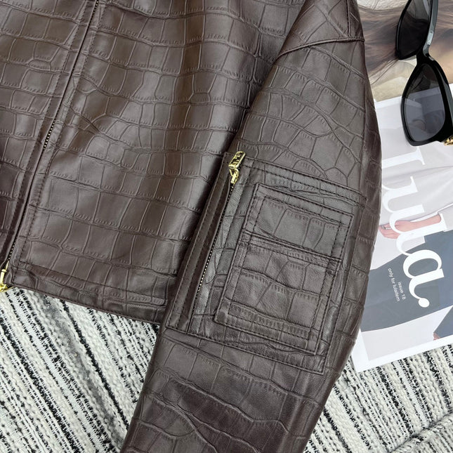 FENDI 26S LEATHER JACKET 347