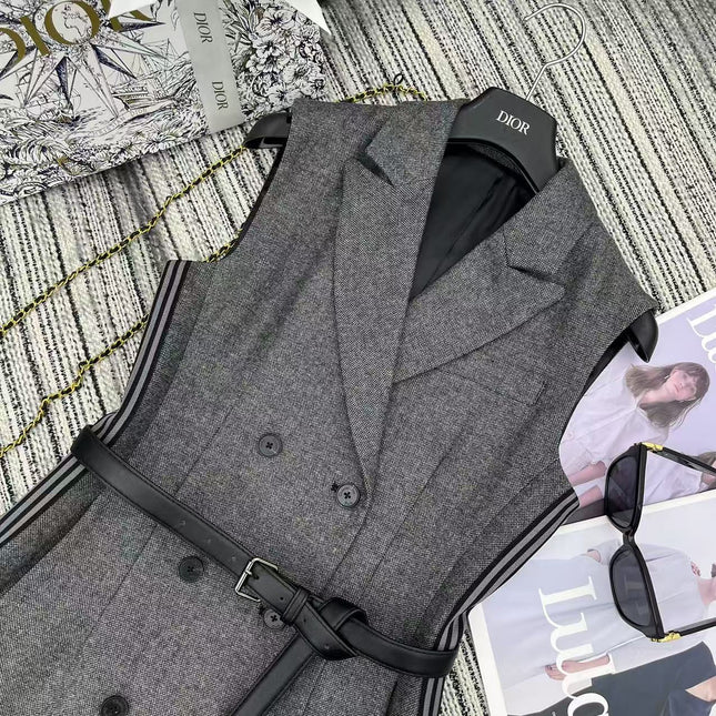 DIOR 25S DOUBLE-BREASTED BLAZER DRESS 799