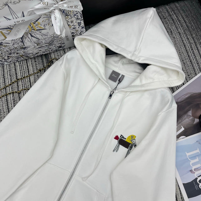 DIOR 26S HOODED CARDIGAN 1111