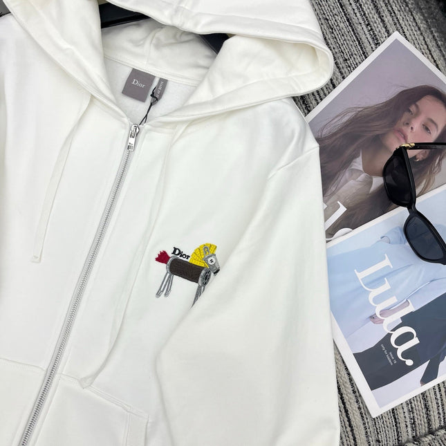 DIOR 26S HOODED CARDIGAN 1111