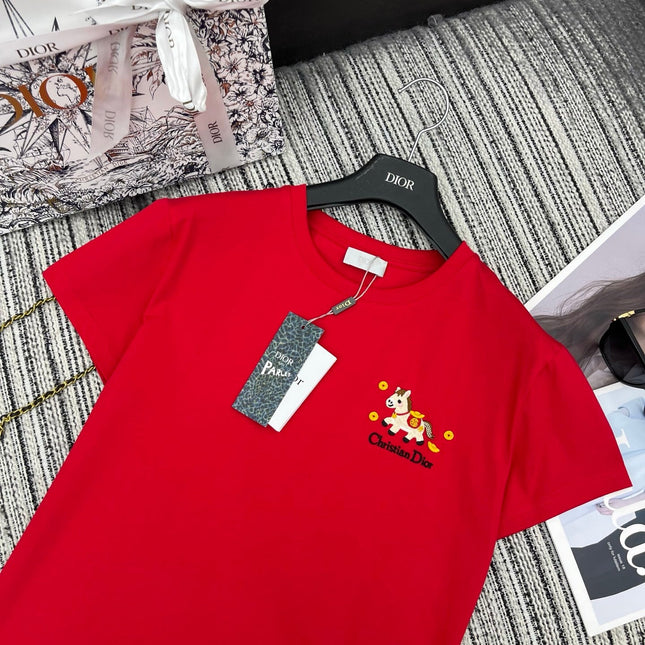 DIOR 26S SHORT-SLEEVE CREW-NECK T-SHIRT 1092