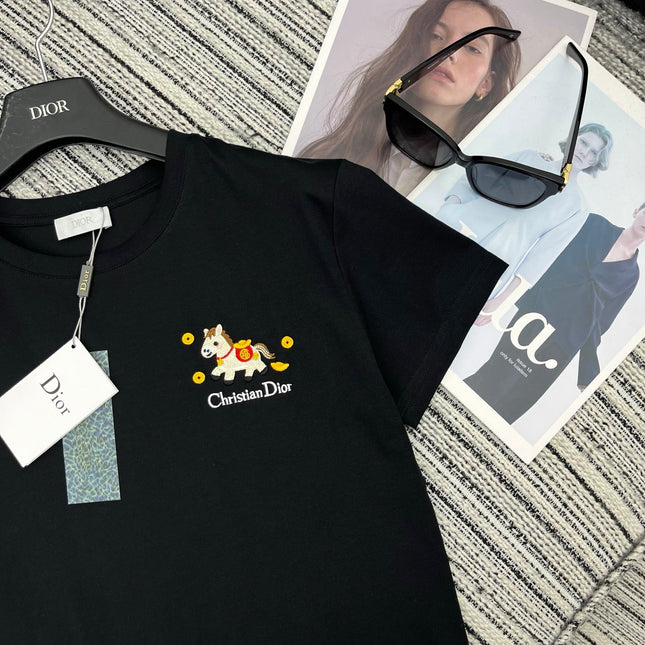 DIOR 26S SHORT-SLEEVE CREW-NECK T-SHIRT 1090