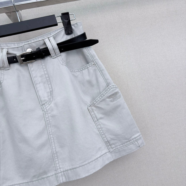 CELINE 26S DENIM MINI SKIRT 357