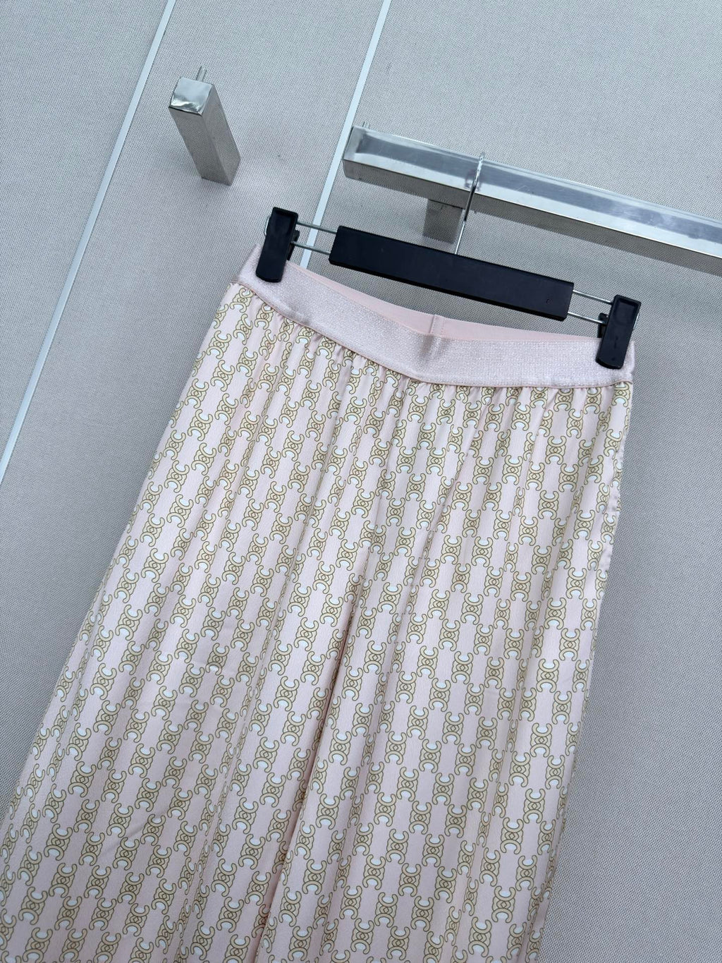 CELINE 26S ELASTIC WAIST WIDE LEG PANTS 338