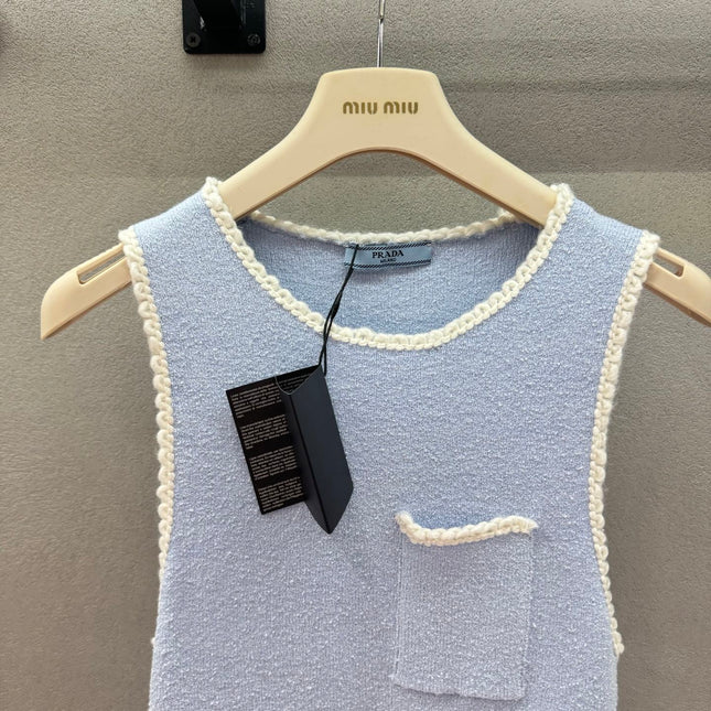 PRADA 26S SLEEVELESS SWEATER STYLE 870