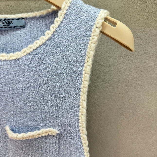 PRADA 26S SLEEVELESS SWEATER STYLE 870