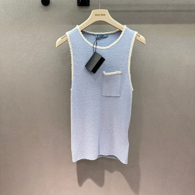 PRADA 26S SLEEVELESS SWEATER STYLE 870