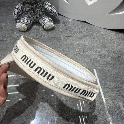 MIUMIU 26S COTTON VISOR CAP 343705